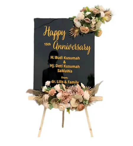 Papan Bunga Akrilik kekalik